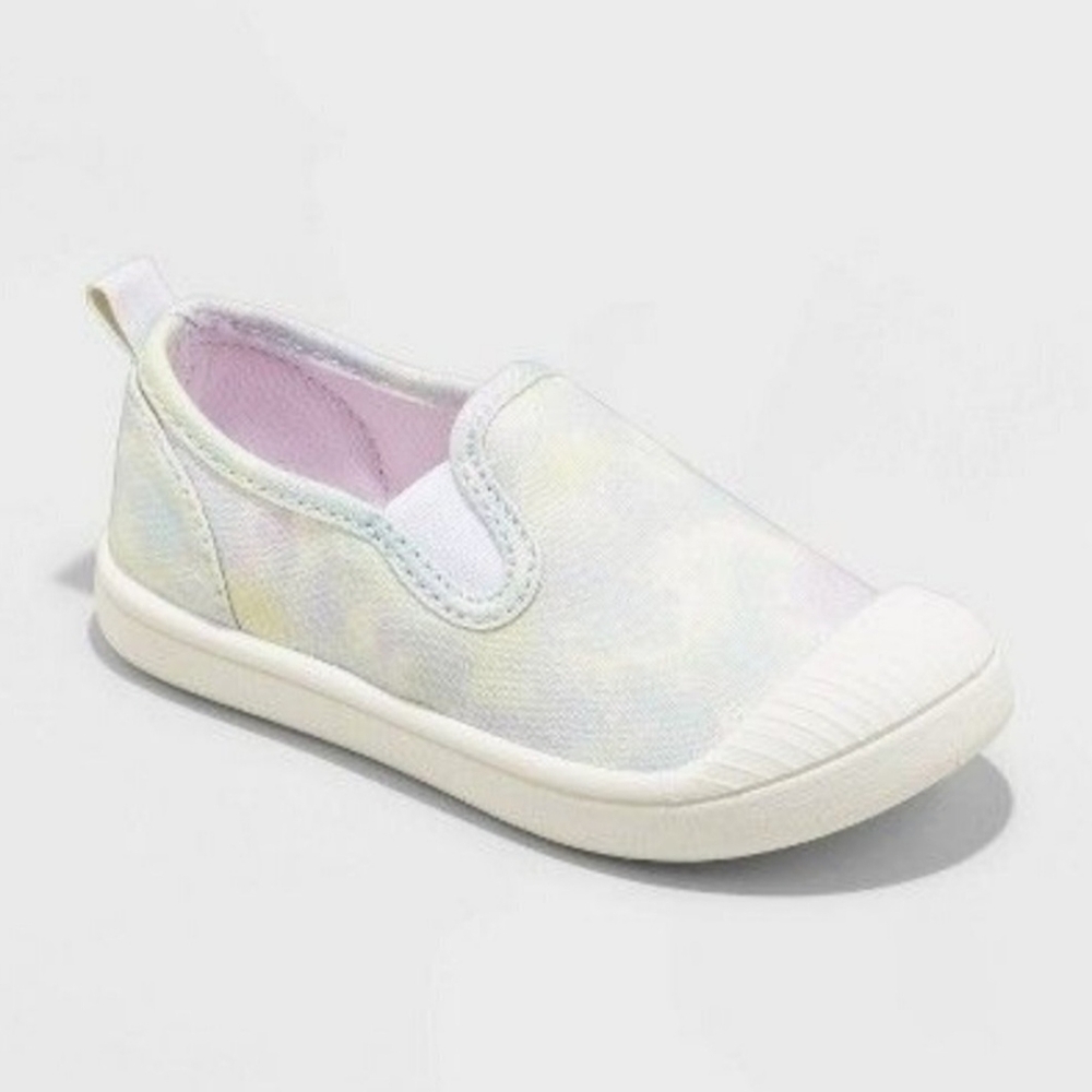 NWT Toddler Girl's Cat & Jack Kaleigh Slip-On Sneakers, Size 9